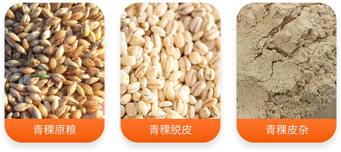 青稞加工生產(chǎn)線產(chǎn)成品圖