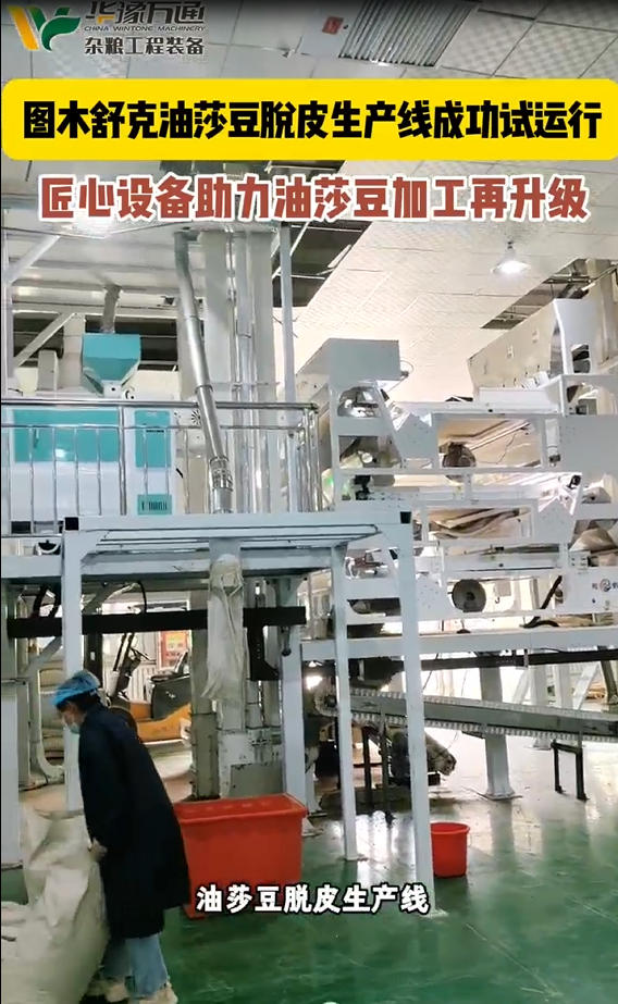 圖木舒克油莎豆脫皮生產(chǎn)線成功試運(yùn)行助力油莎豆產(chǎn)業(yè)升級(jí)