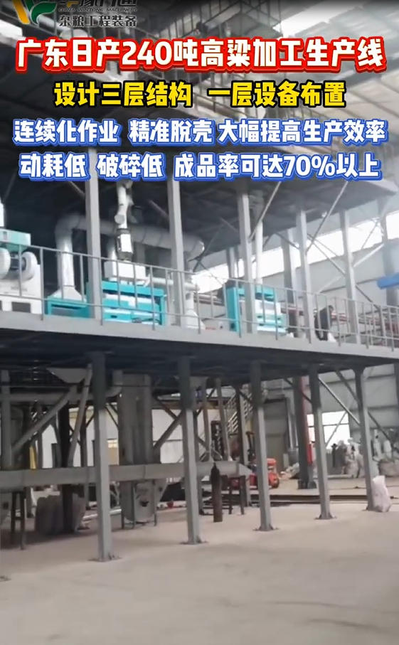 華豫萬(wàn)通承建廣東日產(chǎn)240噸高糧加工生產(chǎn)線